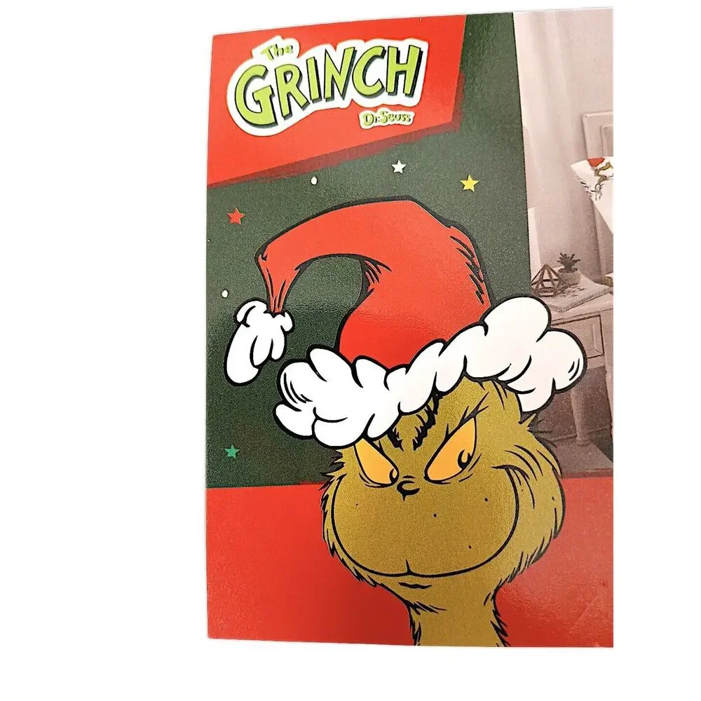 THE‎ GRINCH Christmas Sheet Set Sz Full Flannel Cotton 3 Pc Holiday Warm SUESS